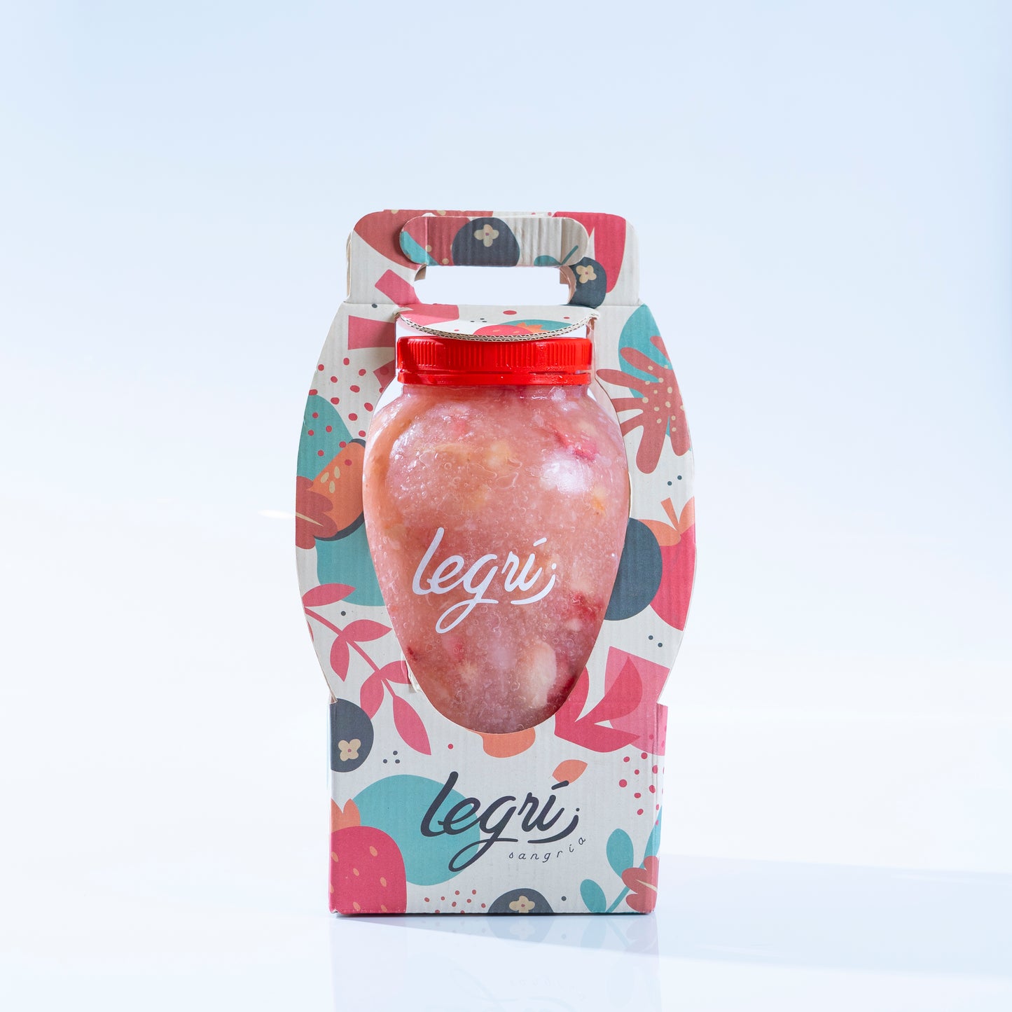 Coctel Tipo Sangria Lychees y Fresas 4Lt